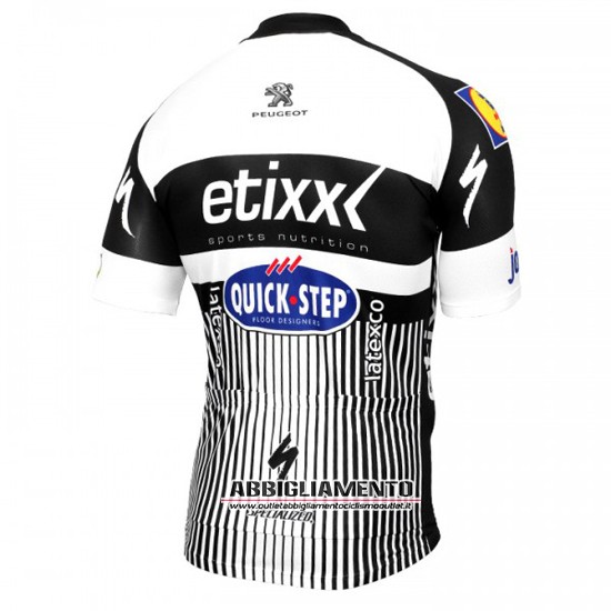 Abbigliamento Etixx Quick Step 2016 Manica Corta E Pantaloncino Con Bretelle Bianco E Nero - Clicca l'immagine per chiudere